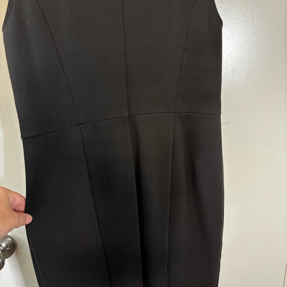 VENUS Red and Black Sheath Midi Dress - Picture 9 of 10